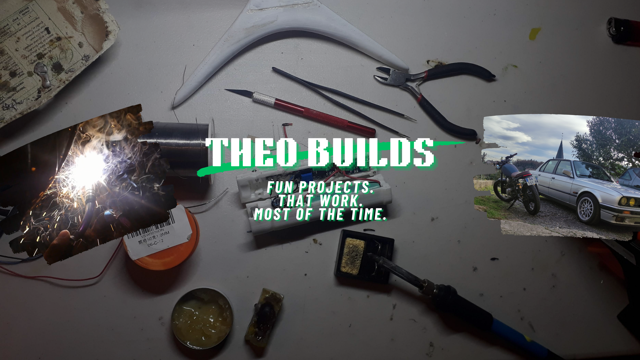 Theo Builds YouTube channel banner