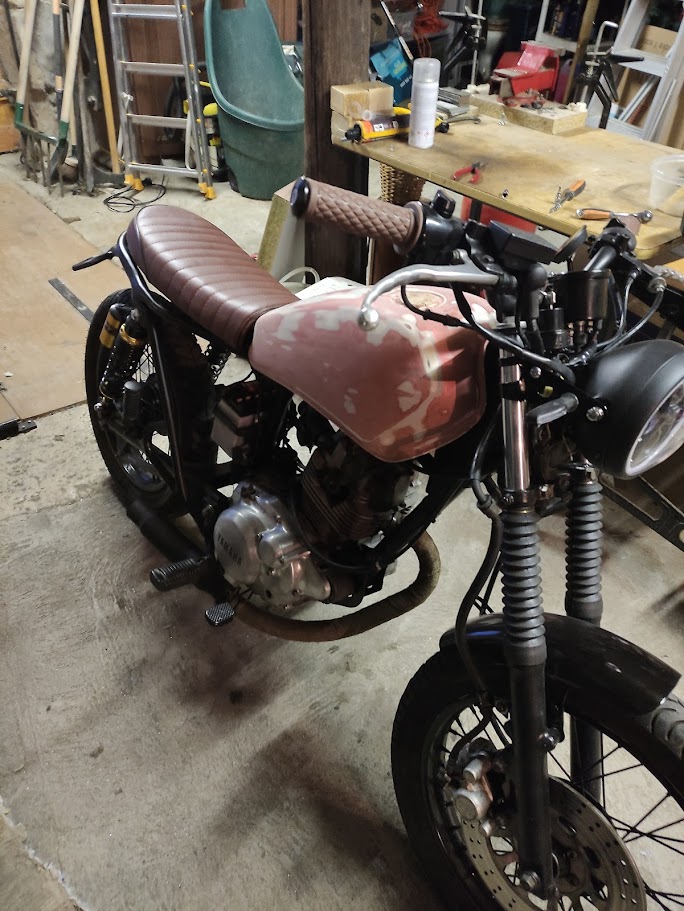 Yamaha Scrambler Unpainted Build